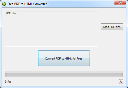 Screenshot for LotApps Free PDF to HTML Converter 2.0