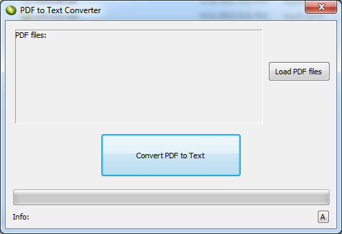 Click to view LotApps Free PDF to Text Converter 2.0 screenshot